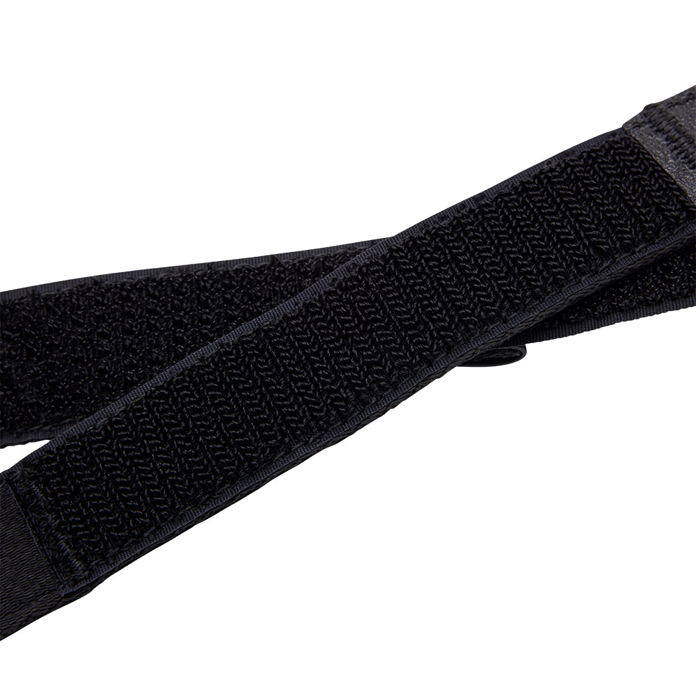 Black strap on a white background