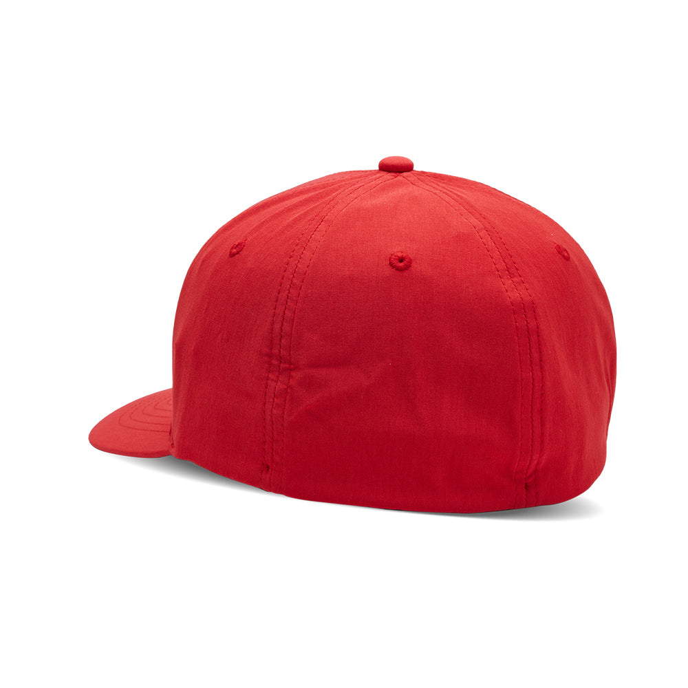 Red baseball cap on a white background