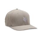 Beige cap with a logo on a white background