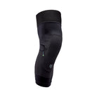 Black knee pad with a brand logo on a white background