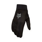 Black glove with a logo on a white background