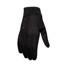 Black glove with Fox logo on a white background