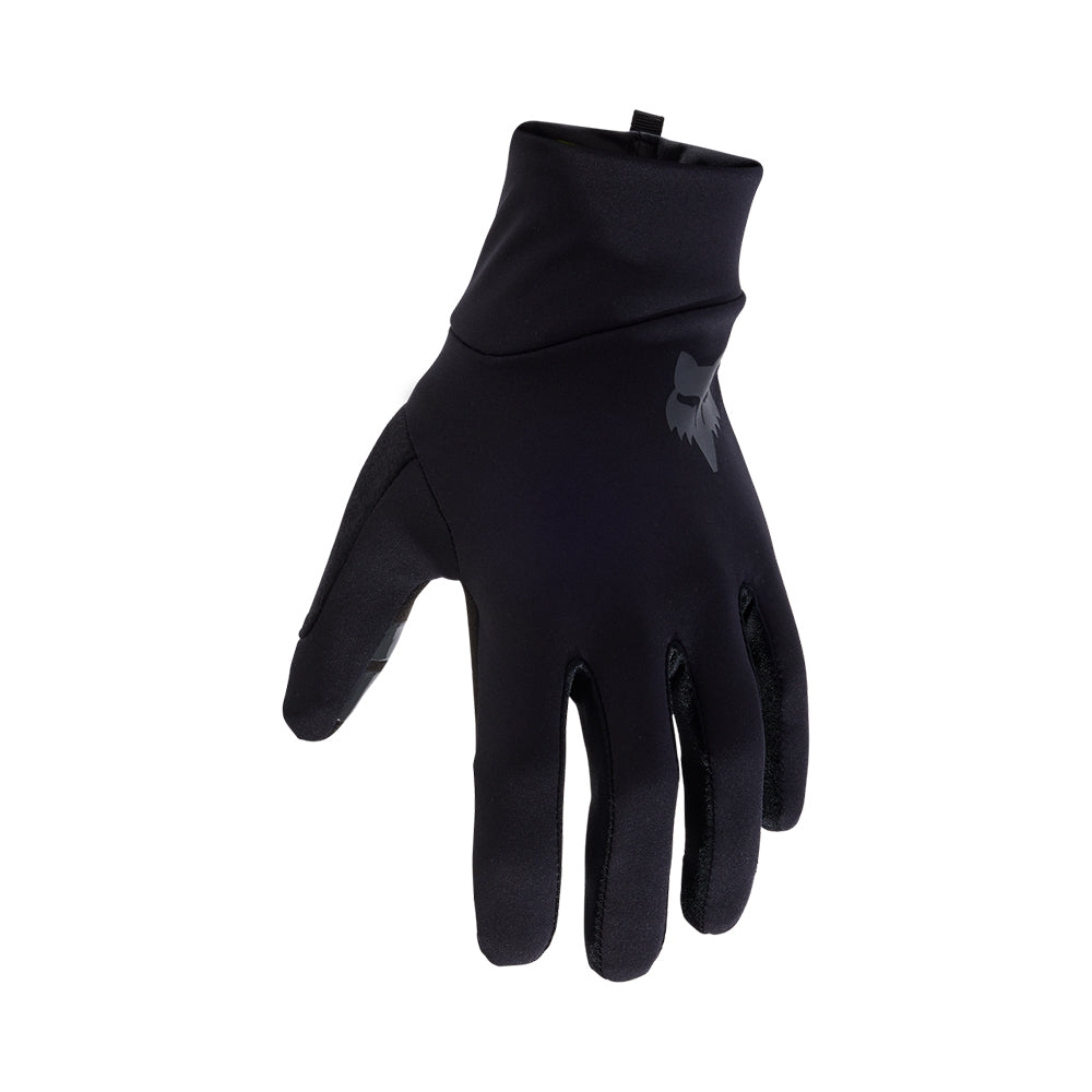 Black glove on a white background