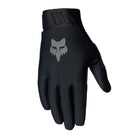 Black glove with a gray fox logo on a white background